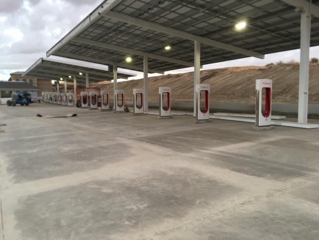 Kettleman City, CA - Tesla Charging Station 4 Granite Inc. Contractor